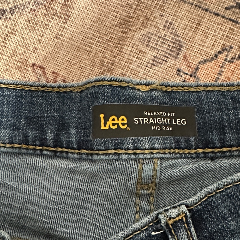 Lee Dark Blue Straight Leg Women's Jeans size 8 - Picture 2 of 3